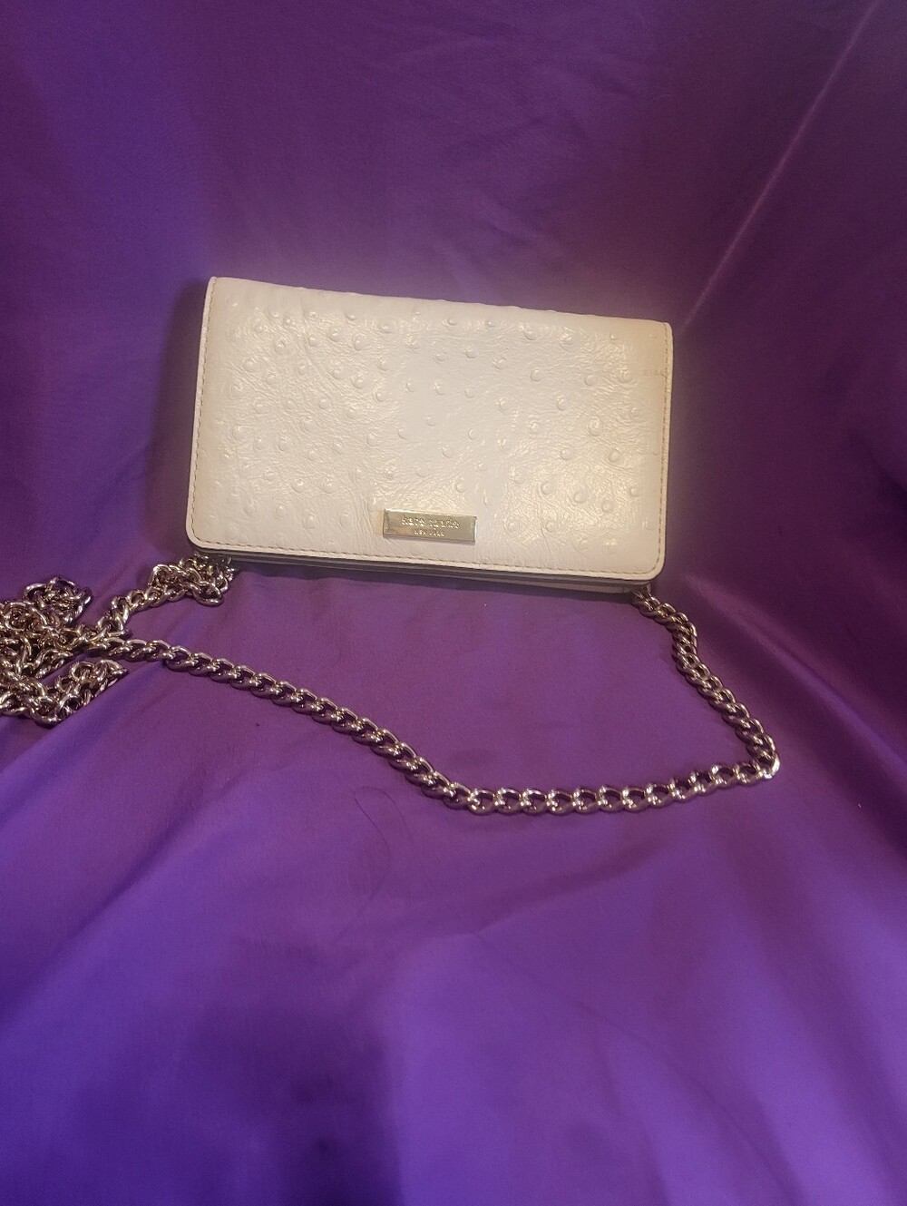 Euc Rare Kate Spade  Ostrich Cross Body